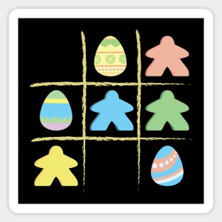 Easter Egg Meeple Board Gamer Sticker